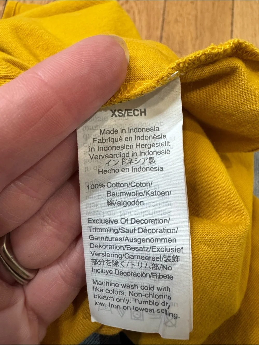 J. Crew crew mustard